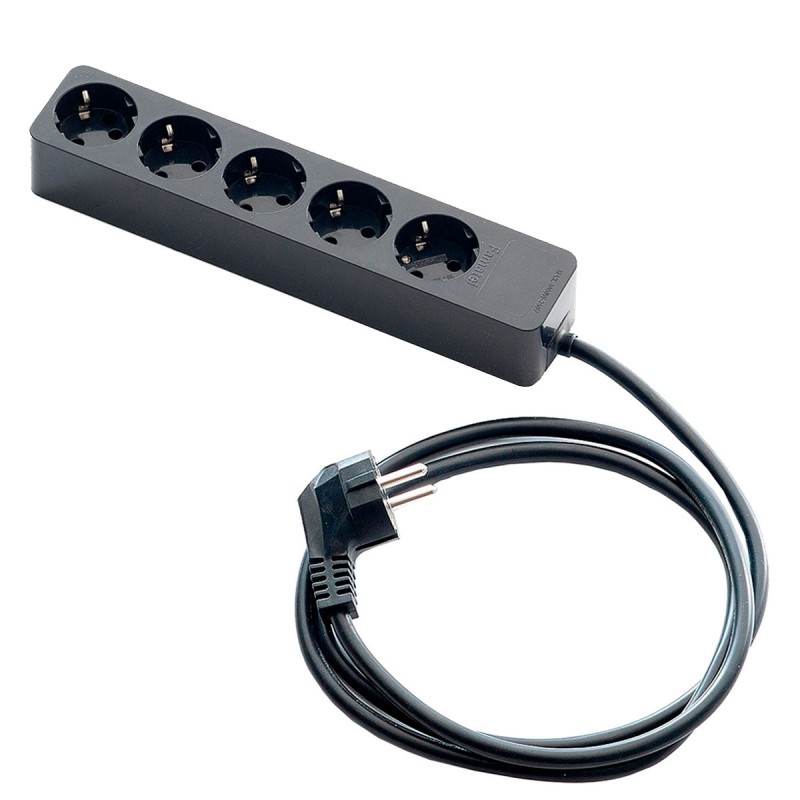 Base Múltiple 6 tomas Enchufe 16A Sin Cable con Interruptor 2508 