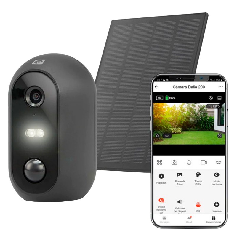 Garza Smart - Cámara IP Wifi 360º de Vigilancia Interior Inteligente, alta  resolución 1080p HD, Sensor de movimiento, Visión nocturna, Audio  bidireccional, Wifi 2.4 GHz. Control remoto por app : : Bricolaje