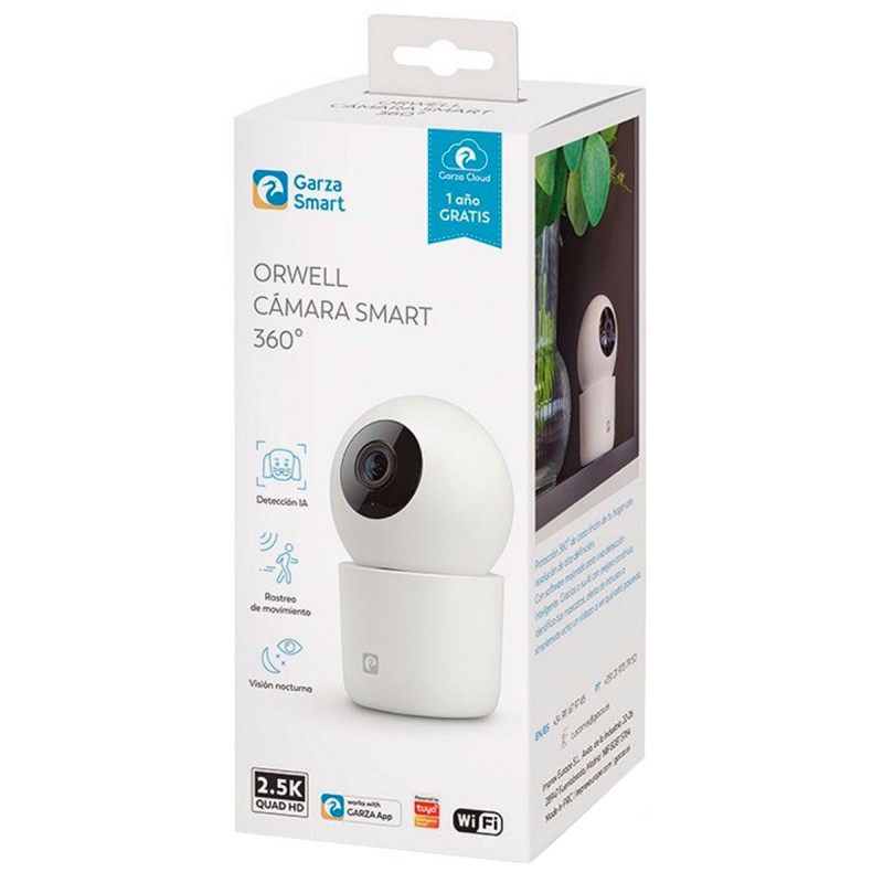 Camara exterior vigilancia IP WIFI HD 1080p GARZA SMART HOME 401364G