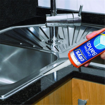 Ceys - Sellador para Juntas baños y azulejos - Color Blanco - Sella y  repara - 125ML : : Bricolaje y herramientas