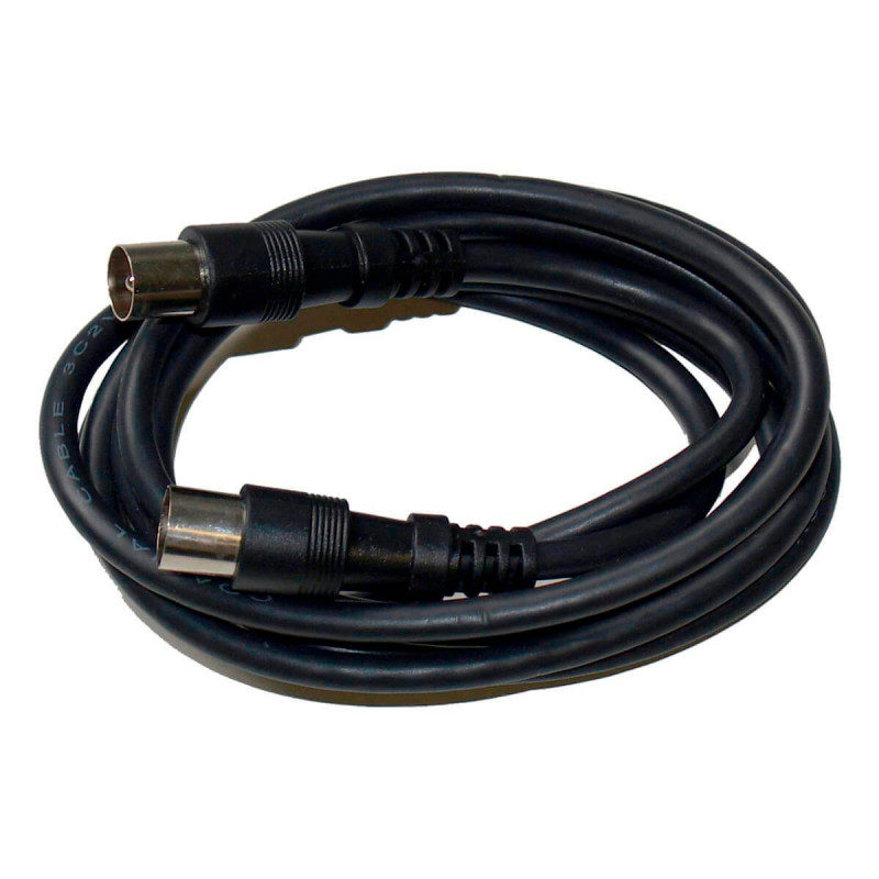 Conector Adaptador Cable Coaxial Empalme Antena Prolongador Macho - He