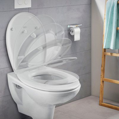 TATAY Tapa WC Universal Comfort, de Duroplast, Ovalada, Caída